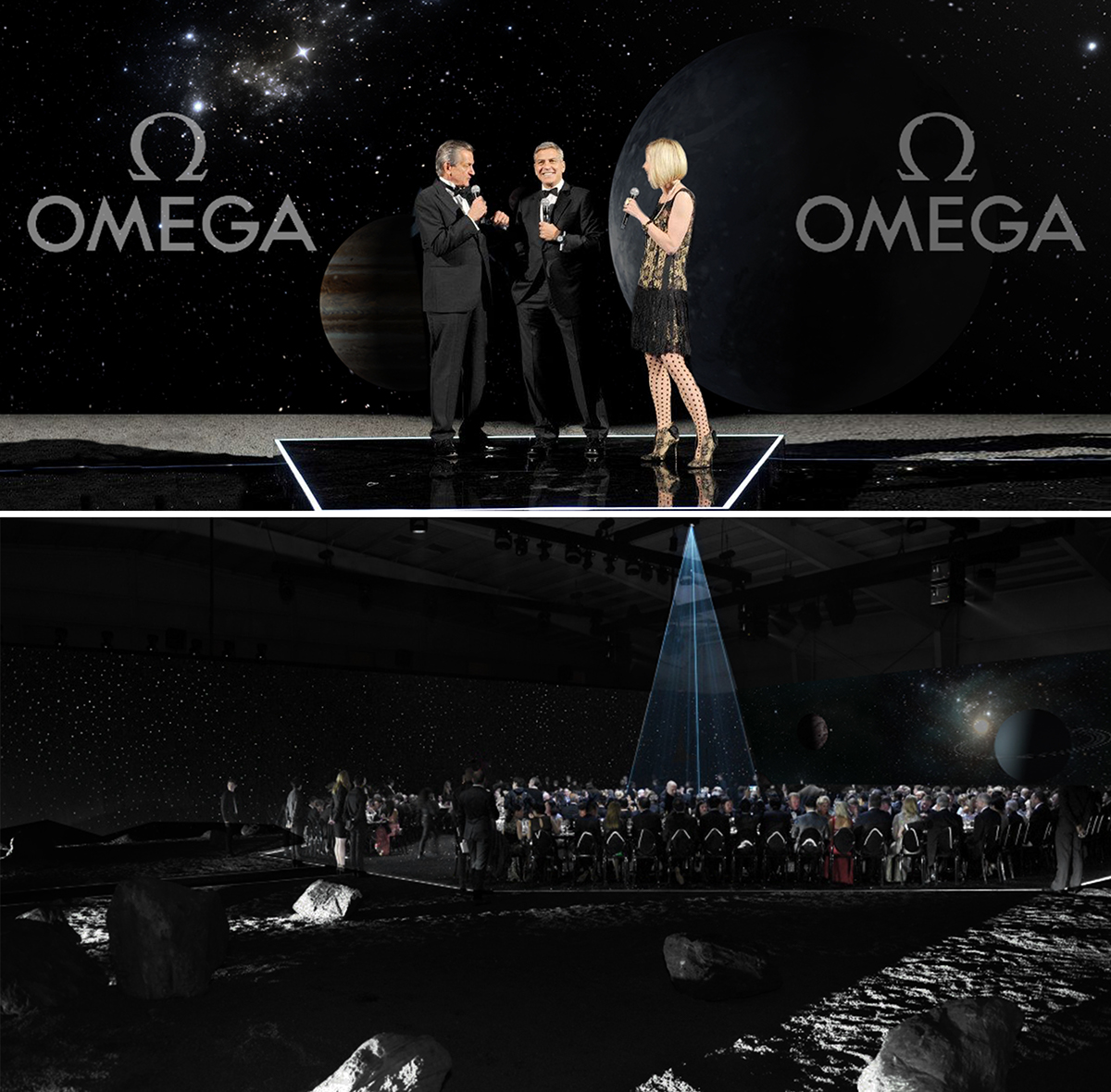 Omega universe galaxy dejan jovanovic Moving Image motion design animation design interactive watch earth animation Interface sci fi interface Event Design de-yan