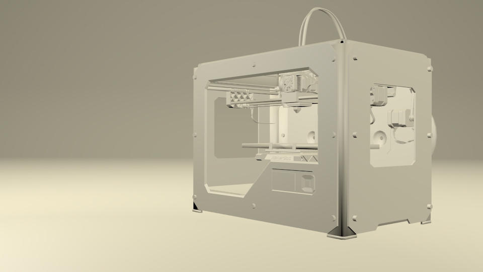 makerbot 3D Printer 3D model  sketchfab