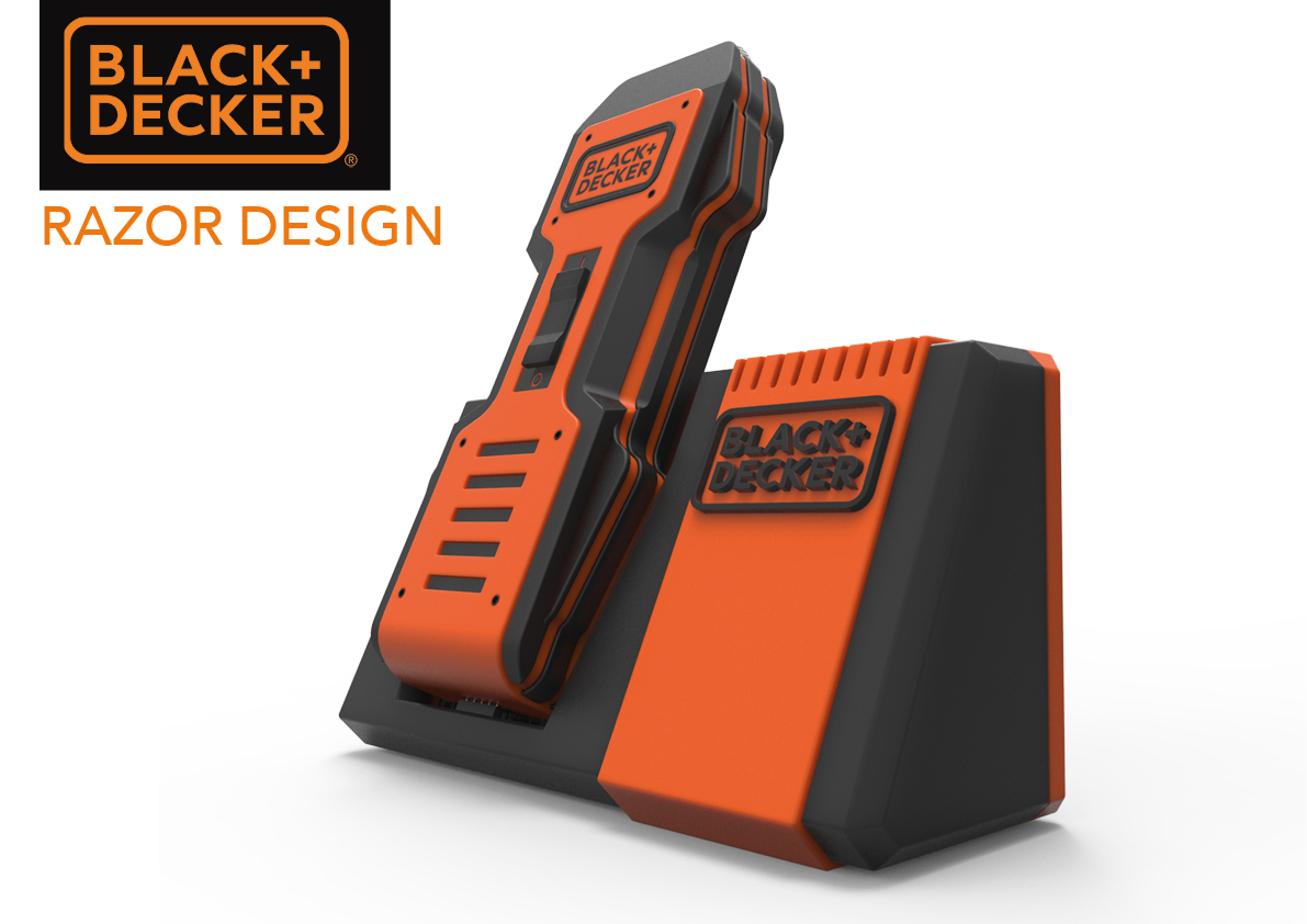 design redesign Black+Decker Black and Decker Razor design language brand Style modeling model
