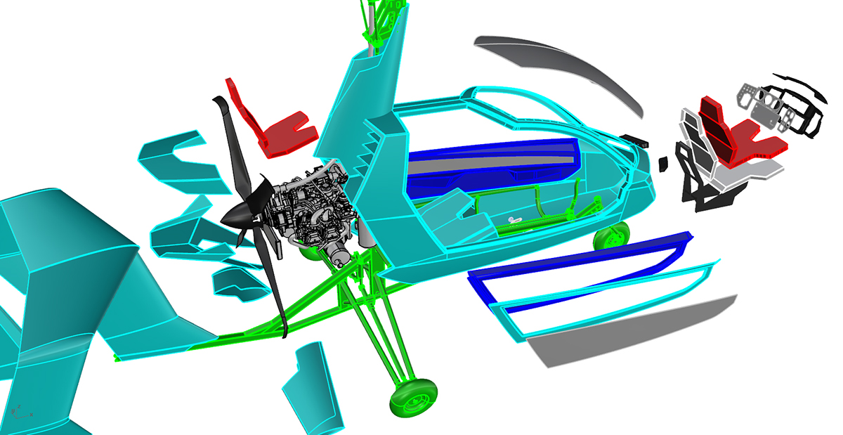 gyrocopter design prototype aviation