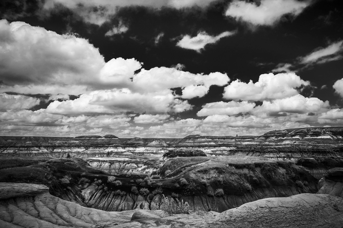 alberta drumheller horseshoe canyon horseshoe canyon Canada Travel black White black and white Landscape