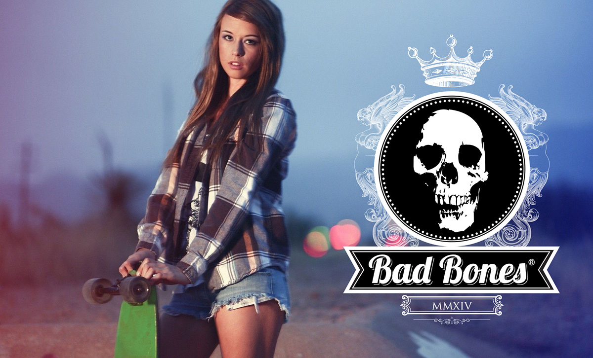 Bad Bones skateboarding Sk8 skate t-shirt logo brand street wear
