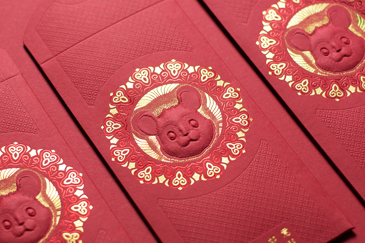 design Red Envelope envelope package brand graphic design