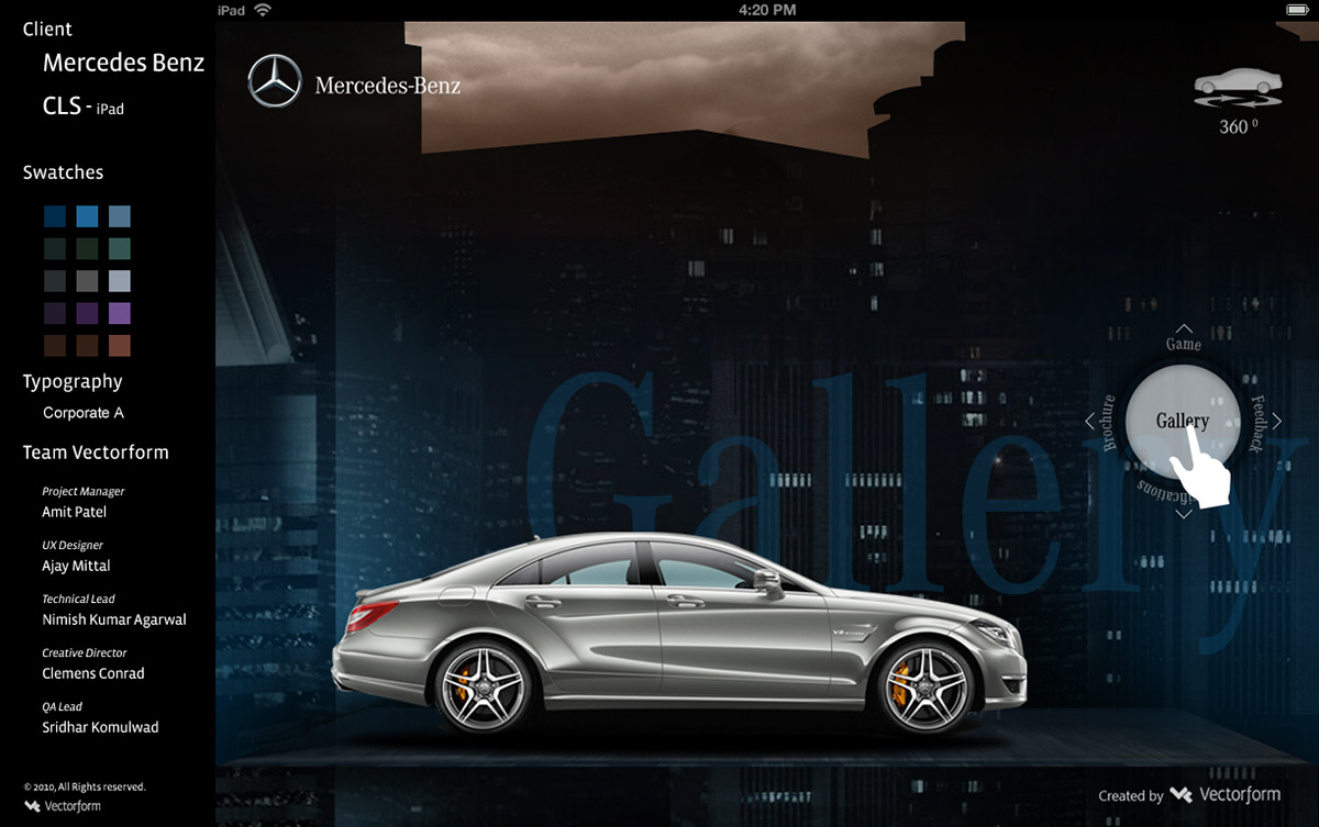 automotive   touch based ipad application interactive