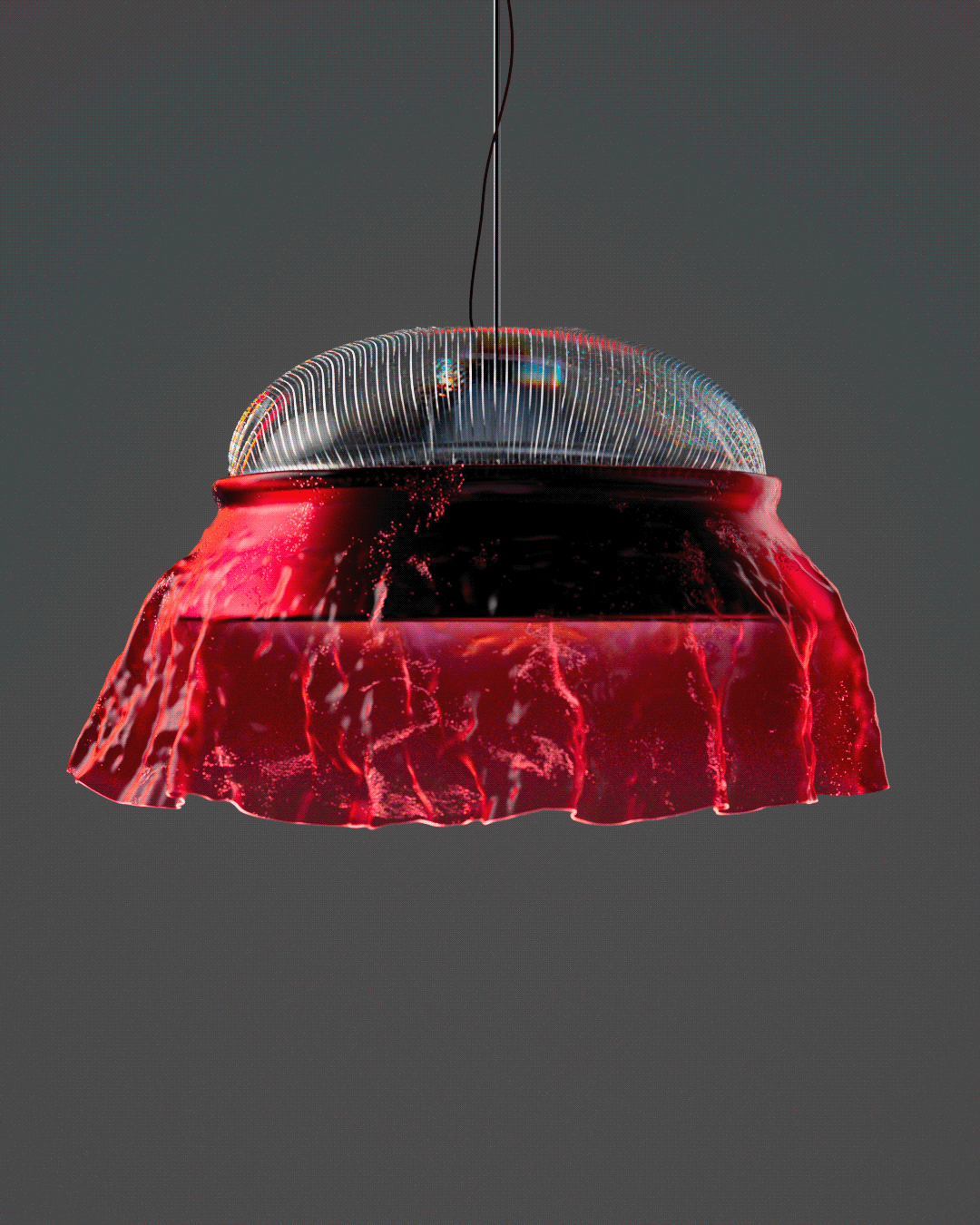 3D art c4d cover design ILLUSTRATION  Lamp product Render