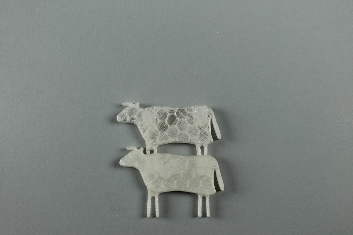 cow makerbot 3d printing