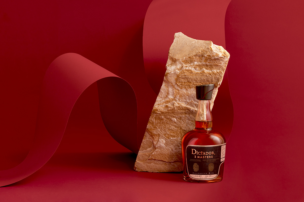 alcohol bottle Photography  Product Photography red Rum still life retouch