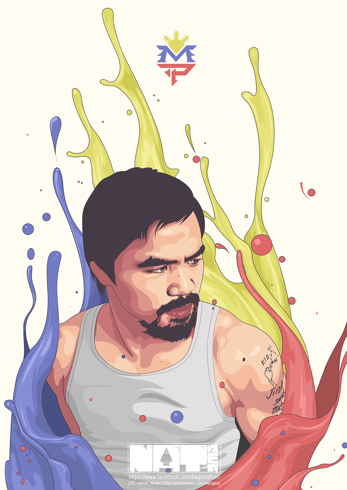 philippines Boxing MannyPacquiao vector vexel