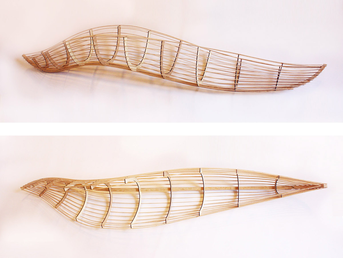 Mug  wing ceramics  design wood woodworking sculpture MICA canoe natural