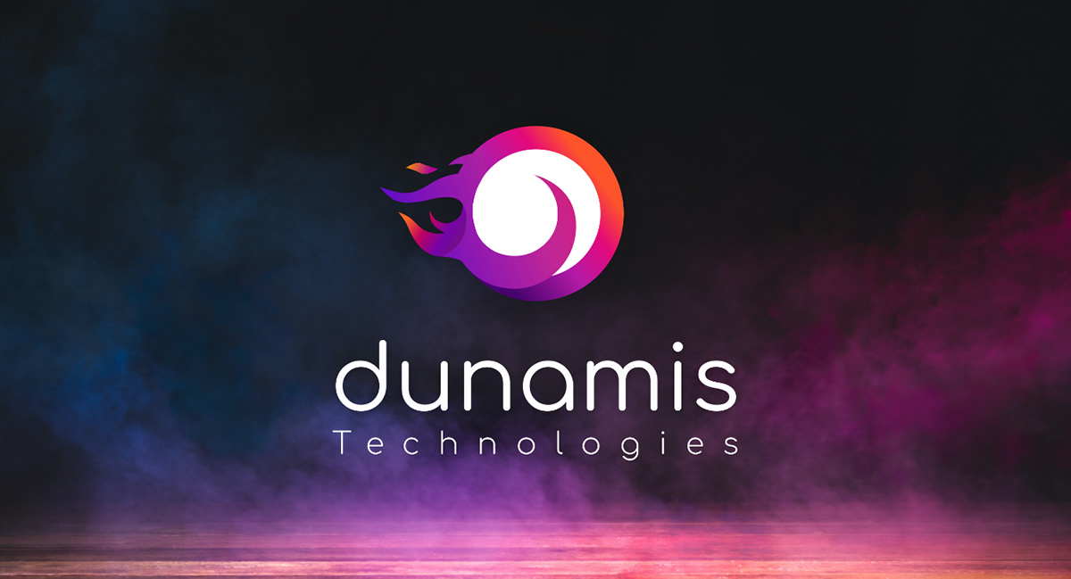 branding  dunamis logo UI ux Web Design 
