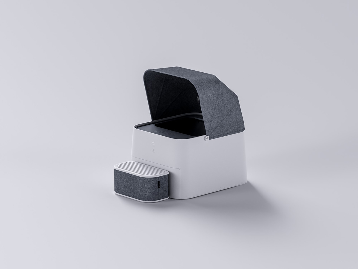 bath bathroom Cat cube idea interaction living objet square toilet
