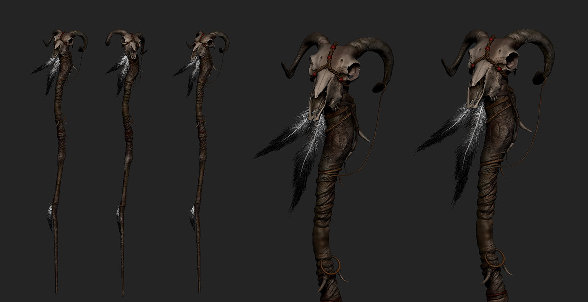 diablo witch witchdoctor DOTA Blizzard Zbrush 3D