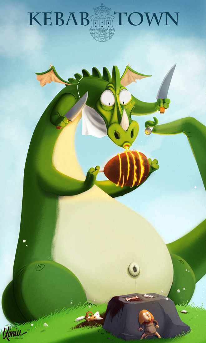 dragon cracow kebab kebap knight king fight