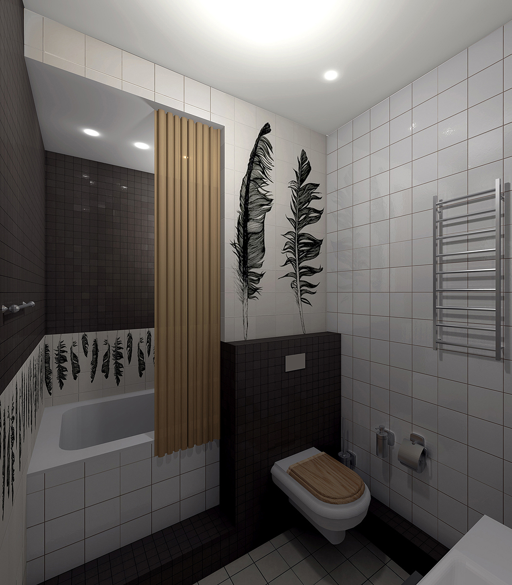 bathroom pattern 3D