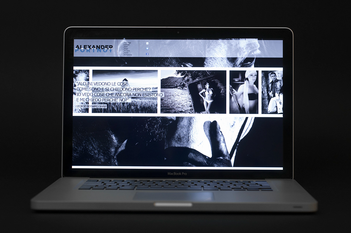 web site design photo HTML fullscreen