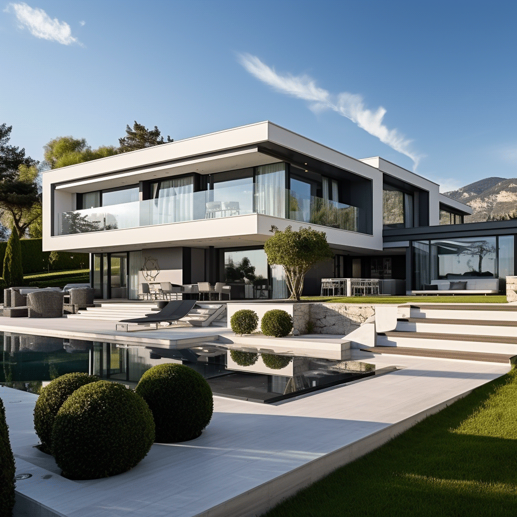 design villa design architecture exterior Render visualization 3ds max archviz corona CGI