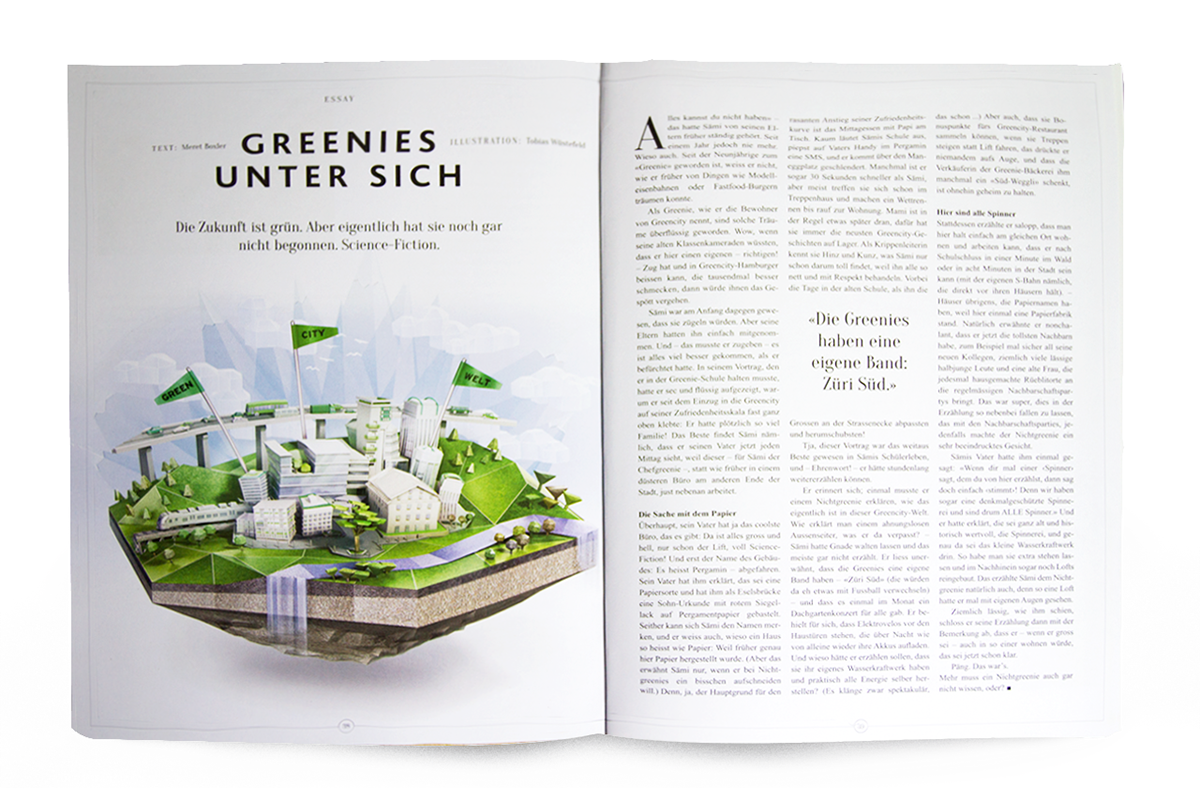 green city polygon lowpoly paper world Zurich Switzerland