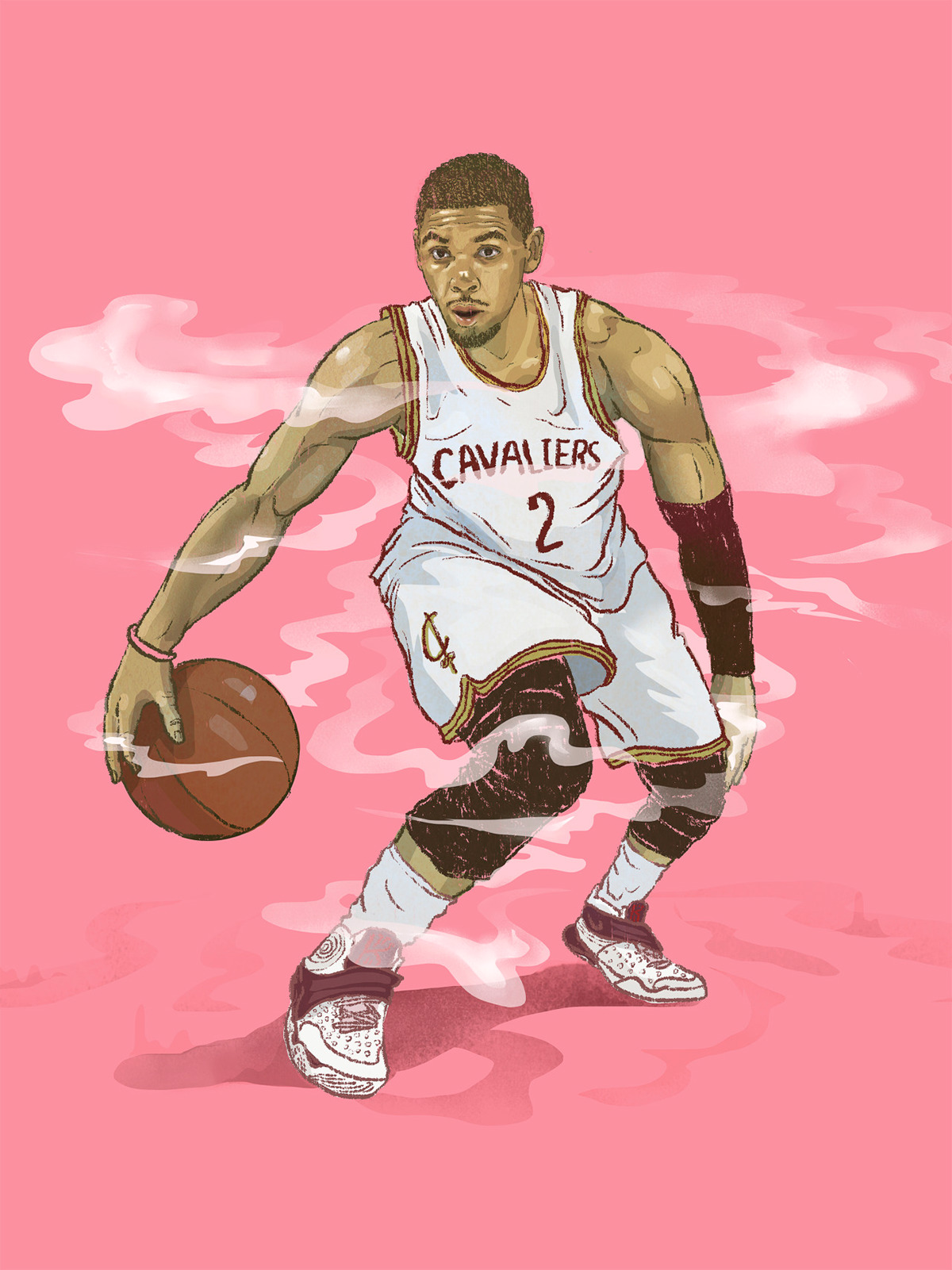 ESPN sport Russell Westbrook jimmy butler kyrie irving NBA basketball advertisement hoop sneakers yuminghuang illustration