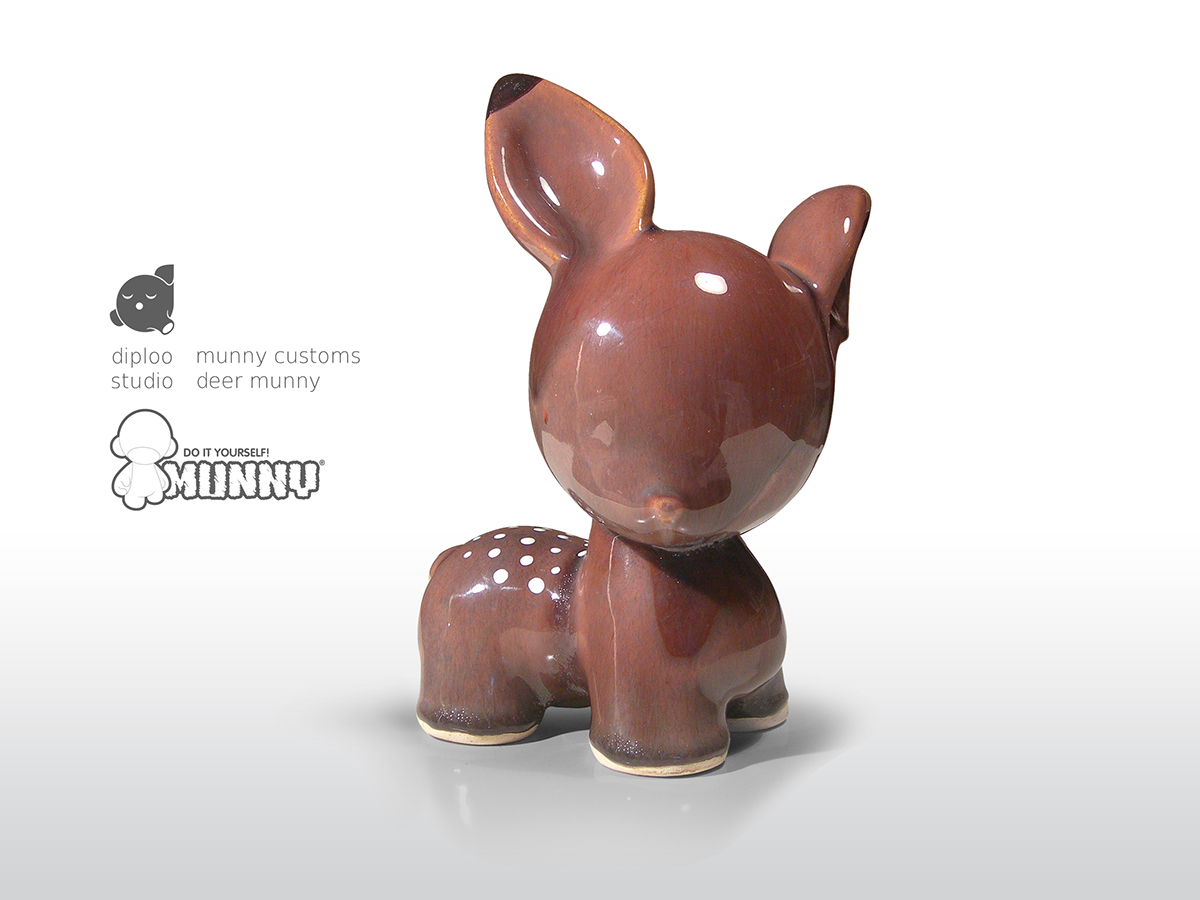 Munny  custom art toys ceramic hand made