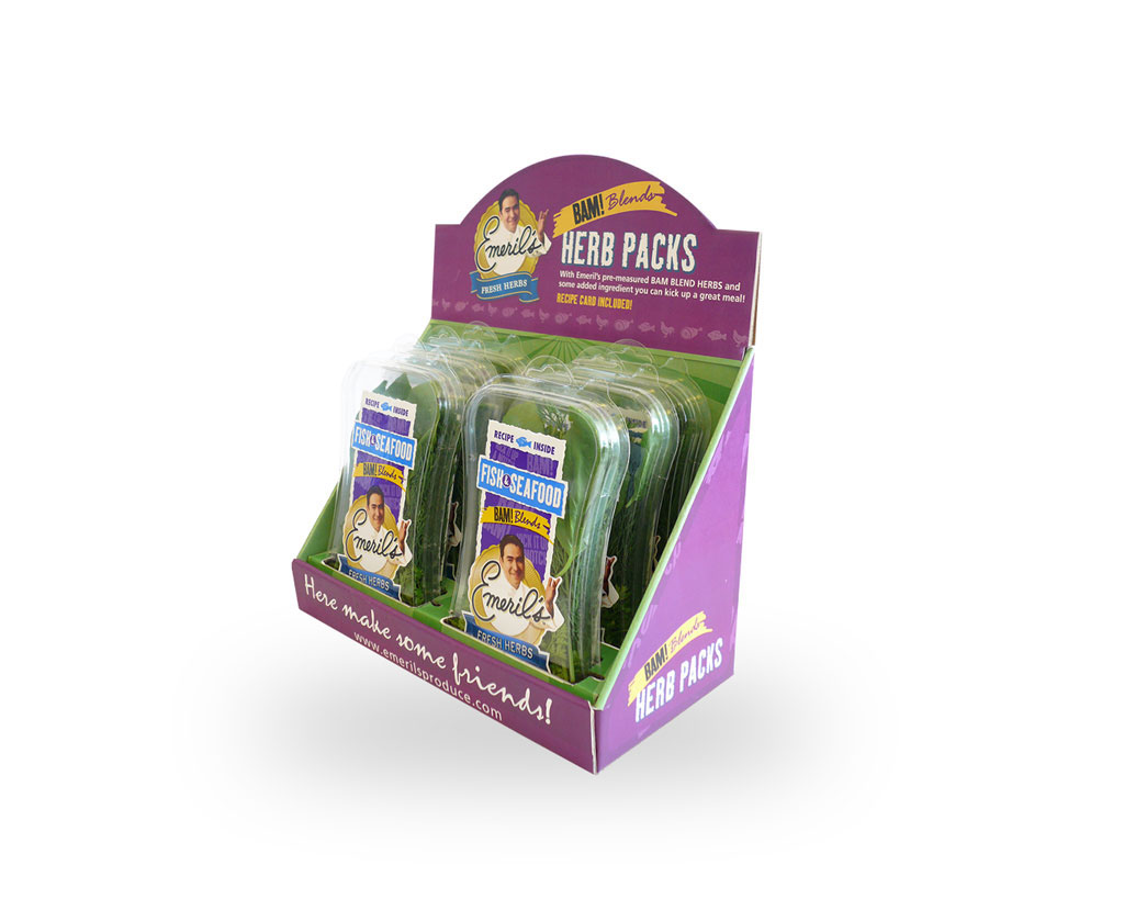 herb packaging  Counter Display