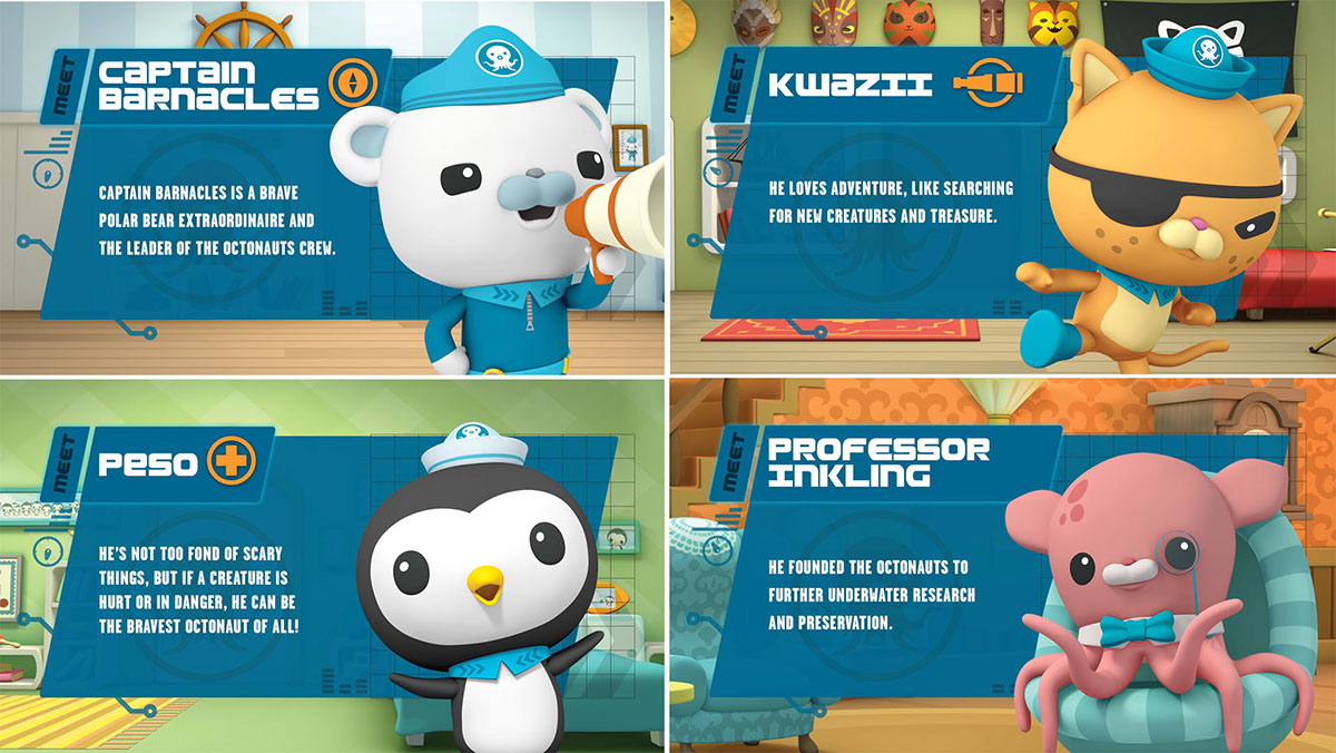 video kids theater  Film   Octonauts cartoon animation  graphic design  Theatre Quiz