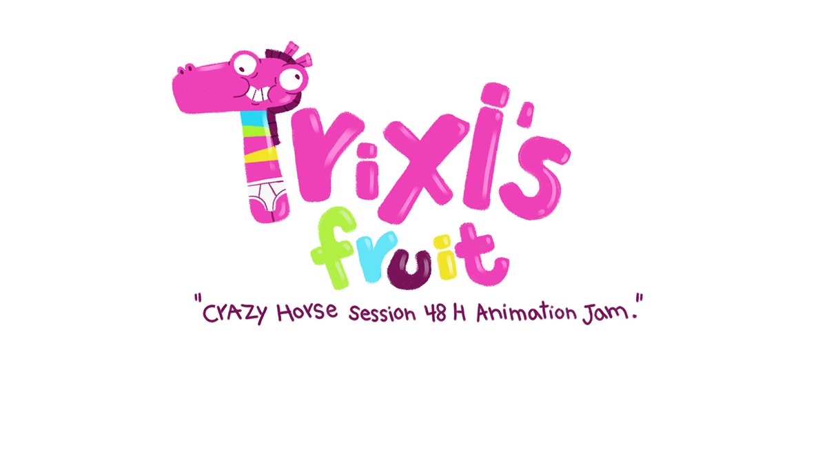 ILLUSTRATION  cartoon Character design  ITFS crazy horse animation  animation jam 2019 stuttgart Trixi