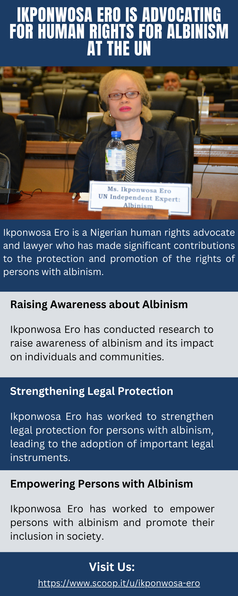 Albinism Human rights Ikponwosa Ero United Nations