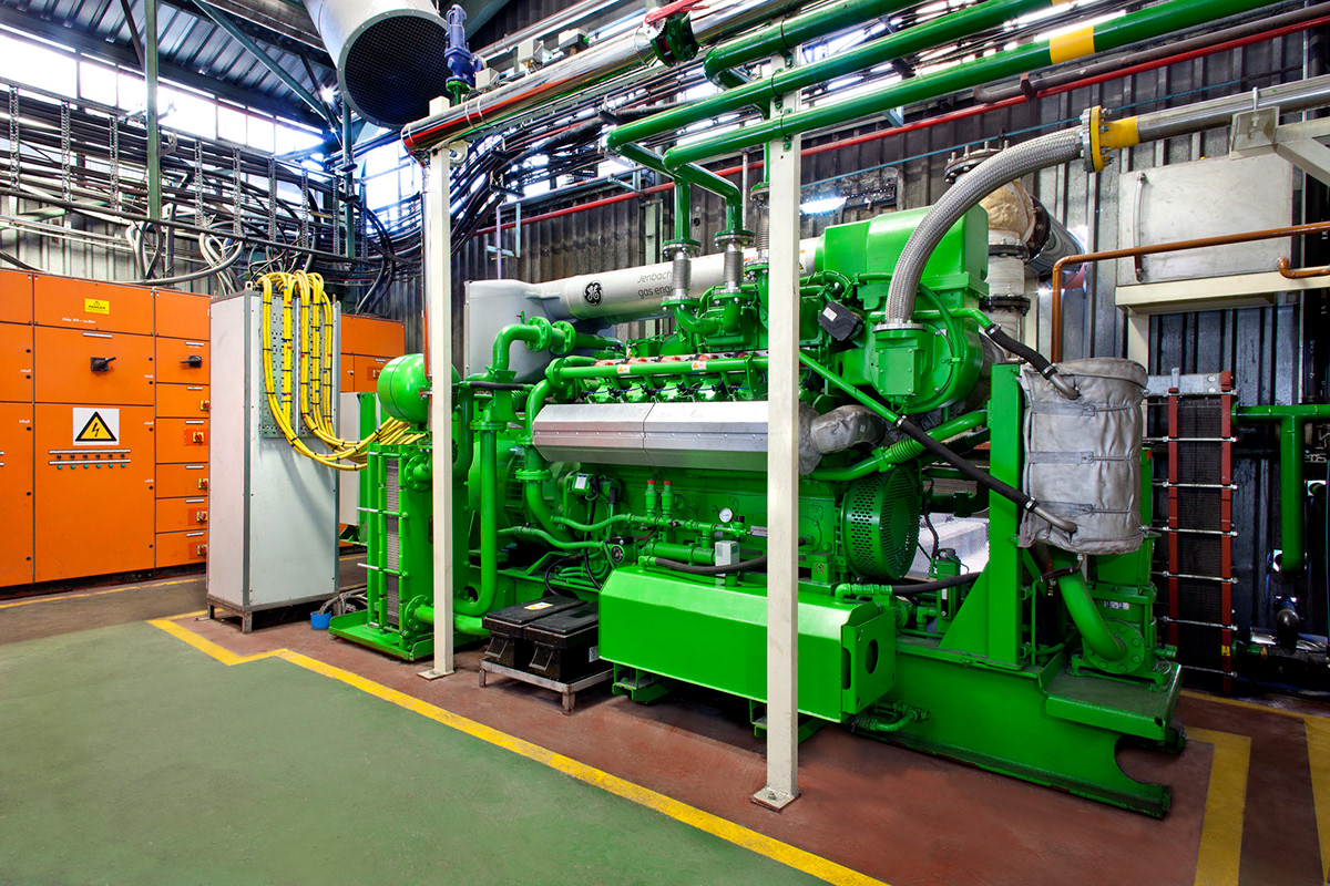 energy Clarke Gas power projects cogen generate jenbacher installations industry