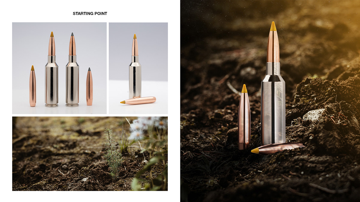 Ammunition branding  Gun microsite new product retouching products Winchester