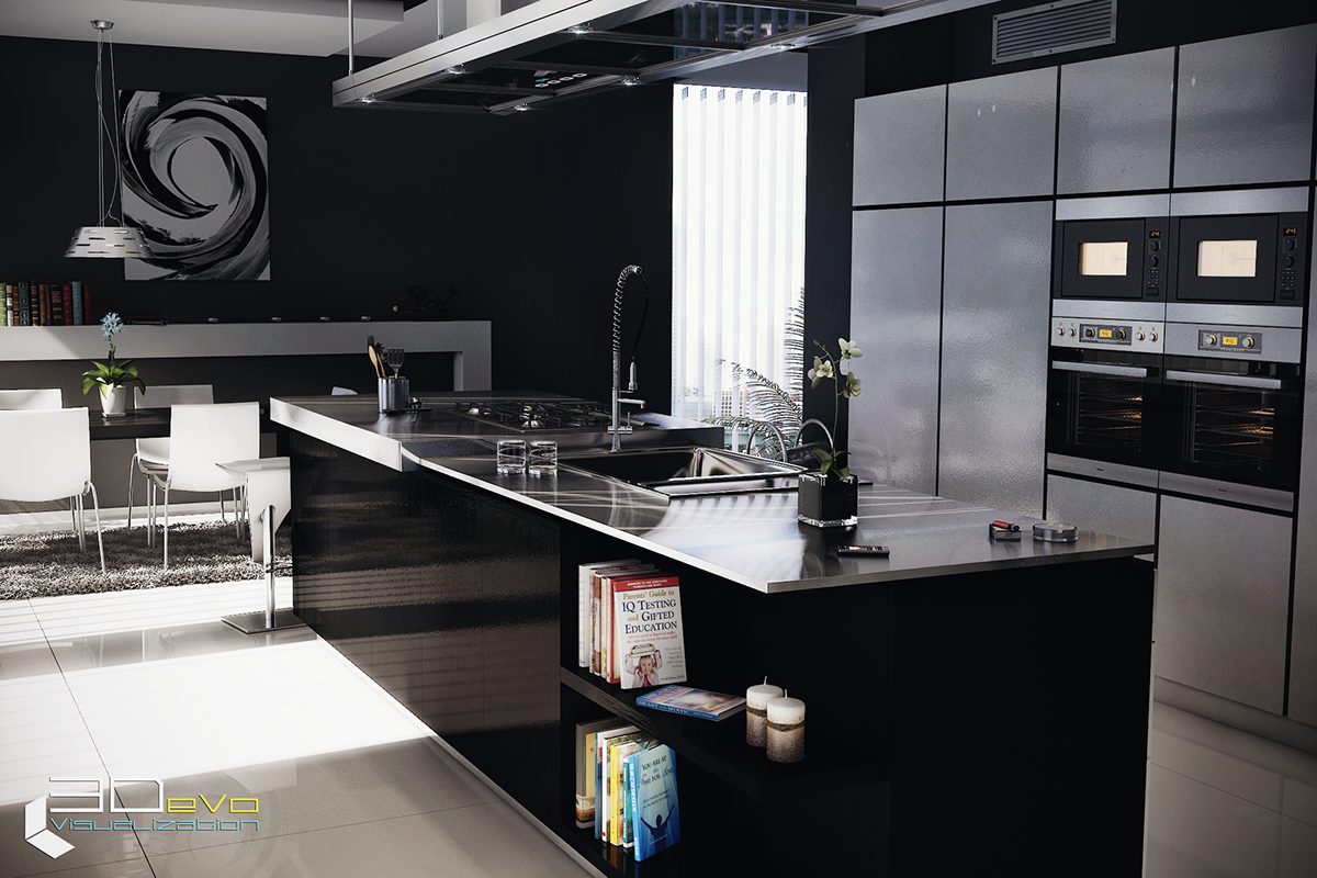 Interior kitchen 3D