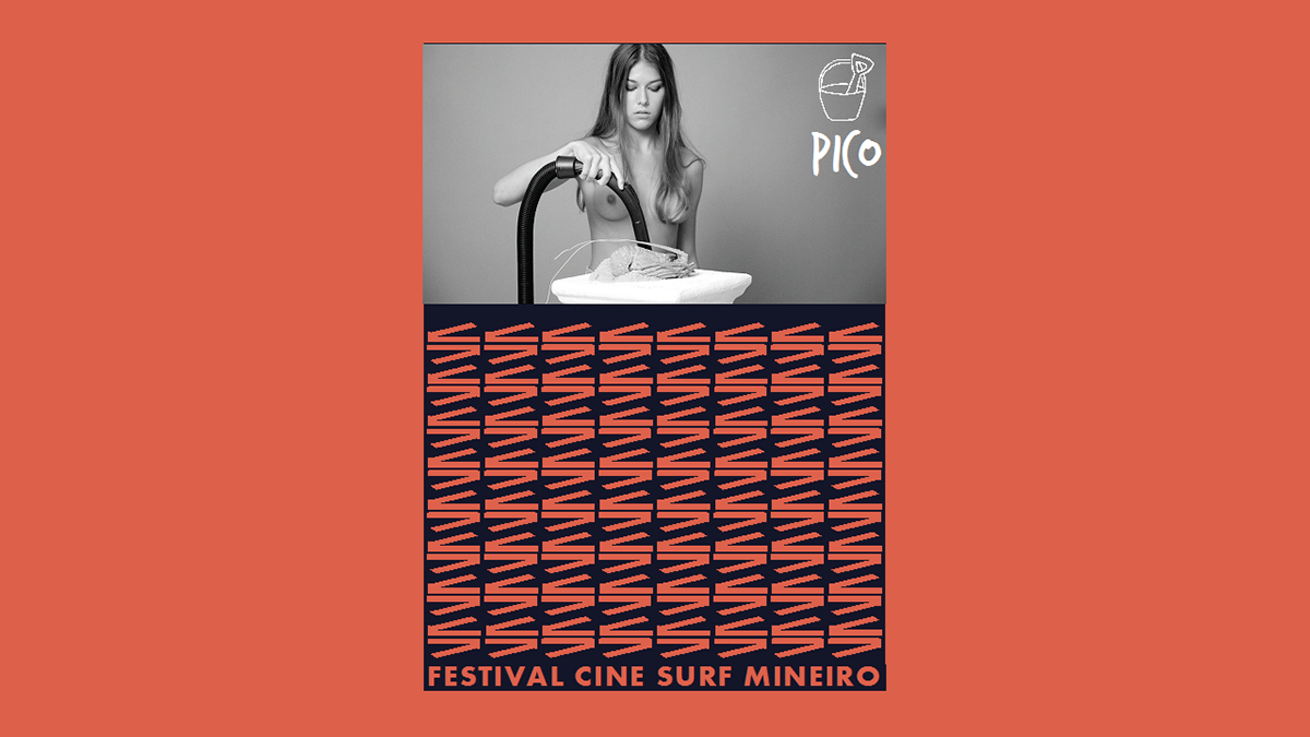 logo marca identidade visual festival cine cult Surf Prancha Cinema Filme underground