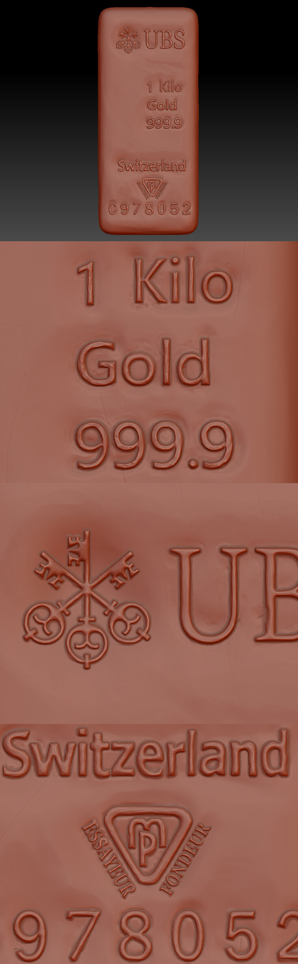 gold bar golden devil banker novel book patakis sculpting  texturing advertisement