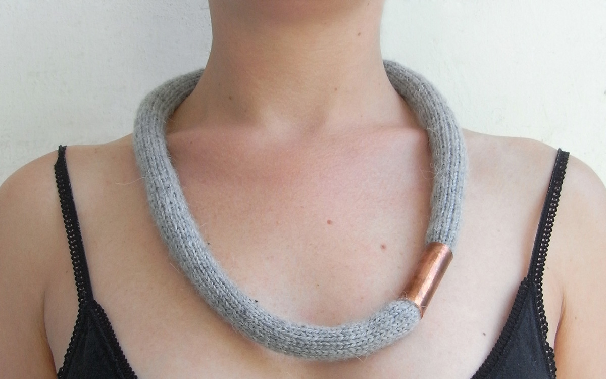 jewelry accessories  craft  Knitting  metal  handmade design