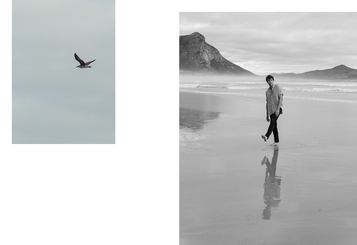 beach capetown editorial Fashion  Leica men Ocean southafrica Travel