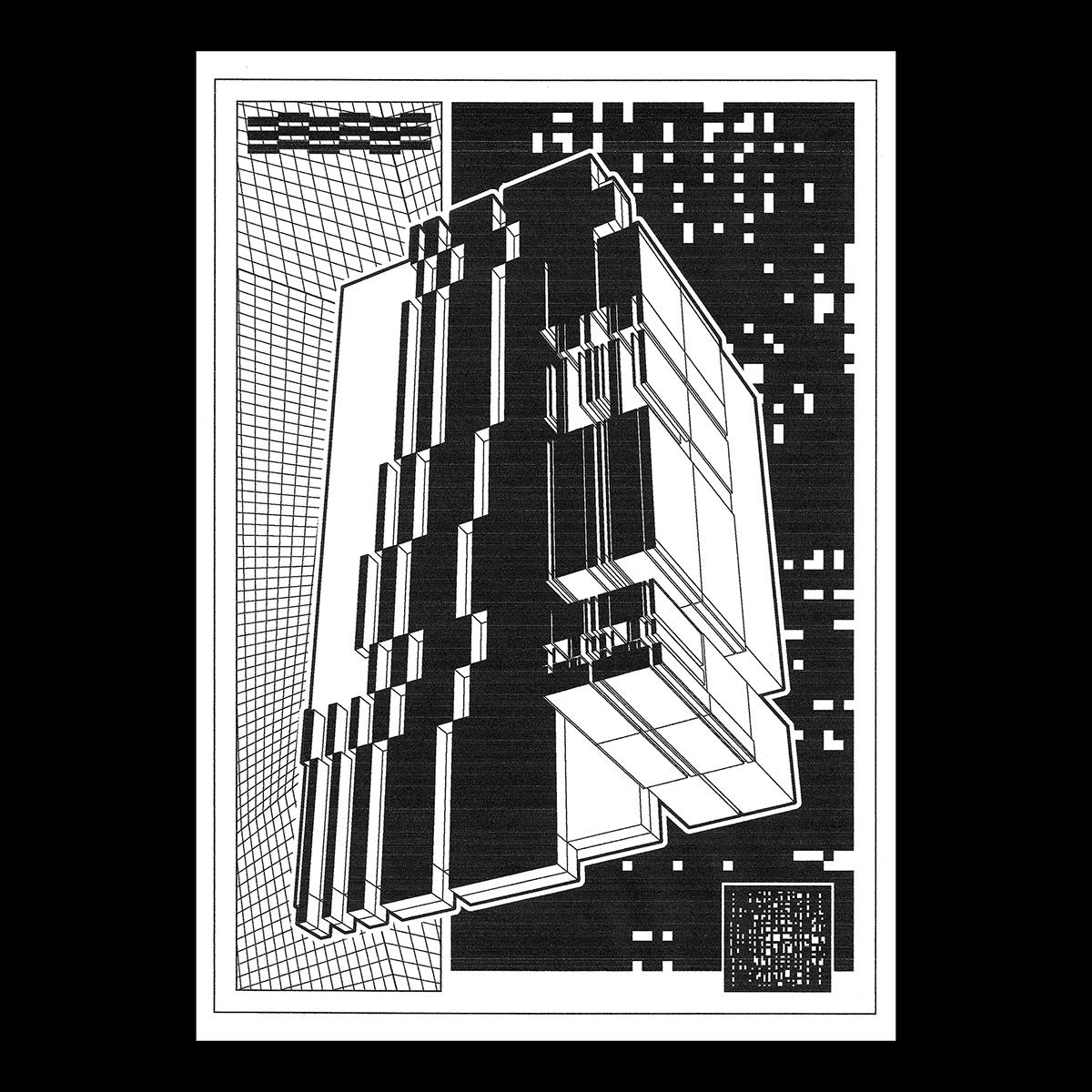 poster posters Collection design ILLUSTRATION  Brutalism graphicdesign affiche typography   black
