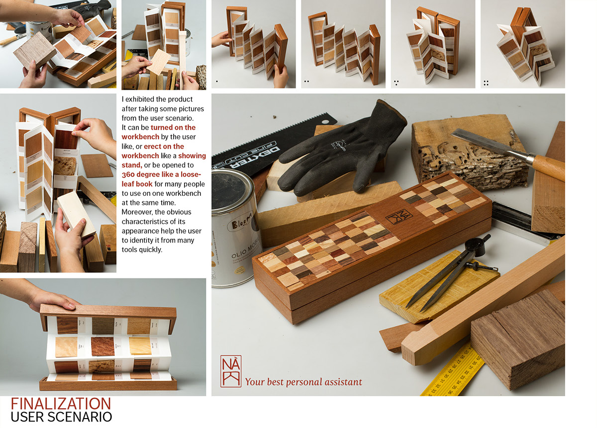 graphic craft handicraft Wooden box tool logo
