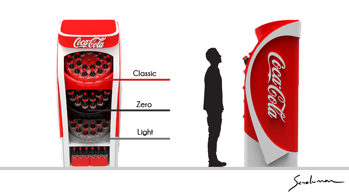 Stand Coca-Cola cocacola coca cola Exhibition  stand design structure