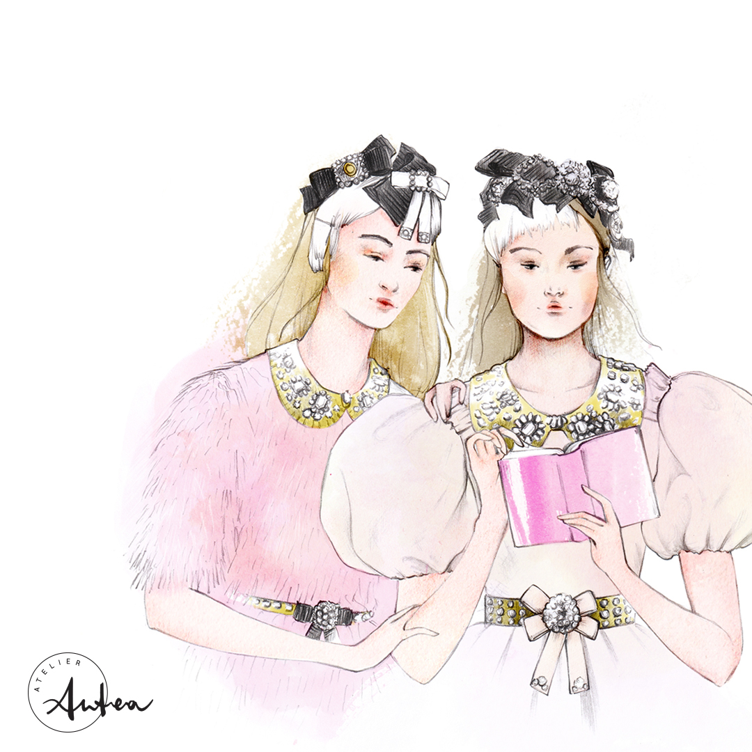fashion illustration Draw a Dot Dolce & Gabbana