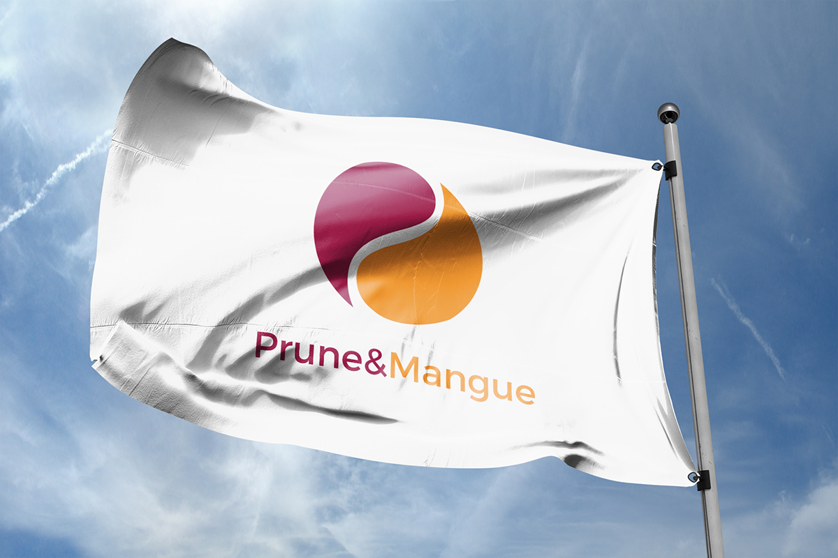 brand prune mangue PLV Goodies logo identity