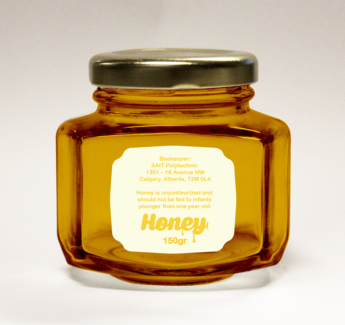 honey logo Label