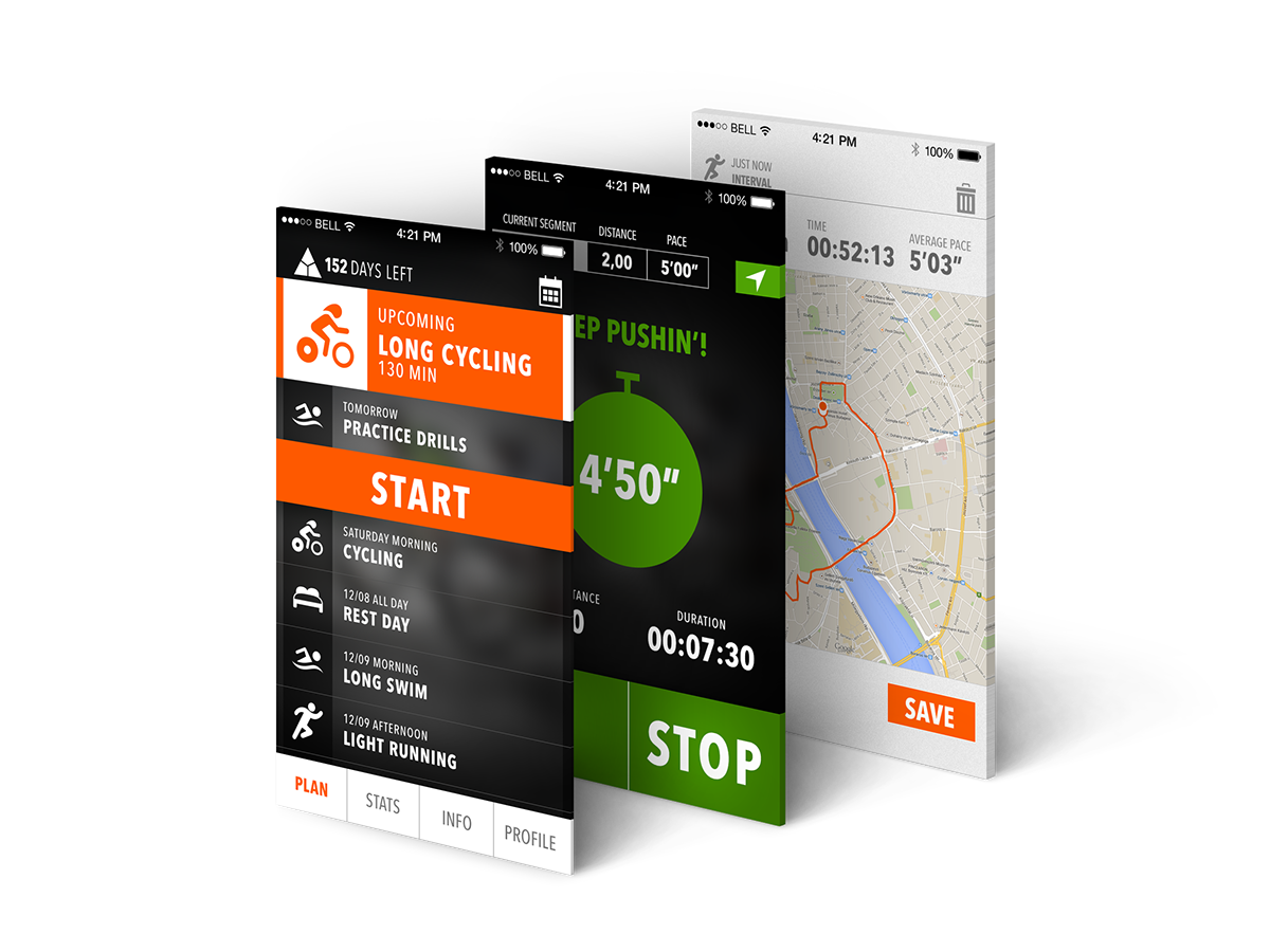 ironplan mobile app concept user experience user interface ux UI design