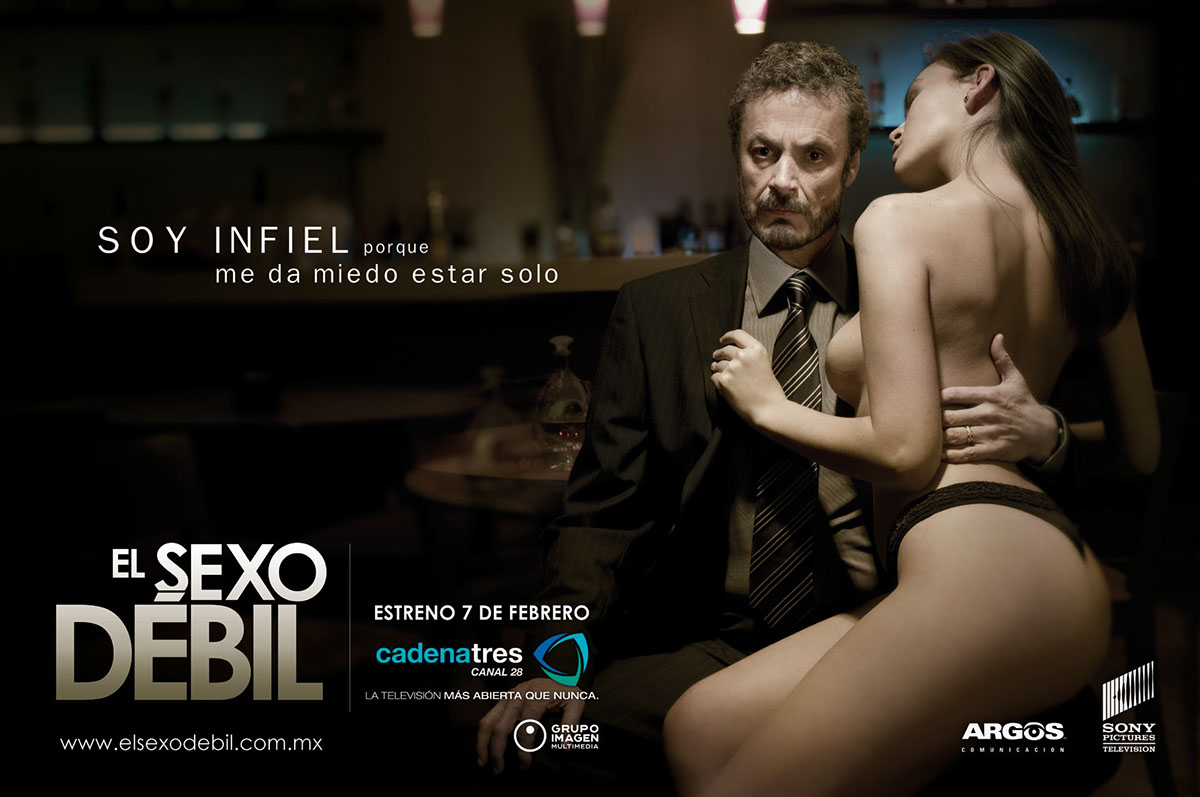 Adobe Portfolio Sexo Débil argos Sony mexican series Itatí Cantoral series promotion