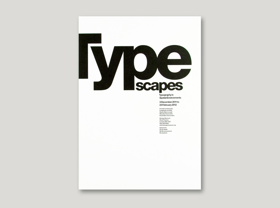 typographic hierarchy posters invitation cards
