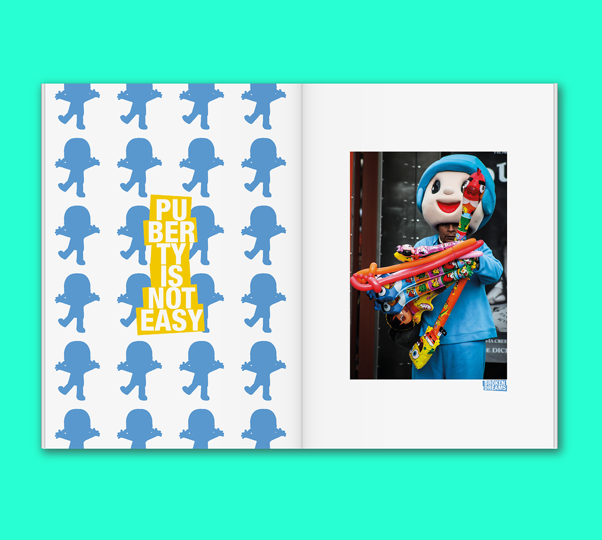 photo book design characters broken editorial fanzine madrid bogota