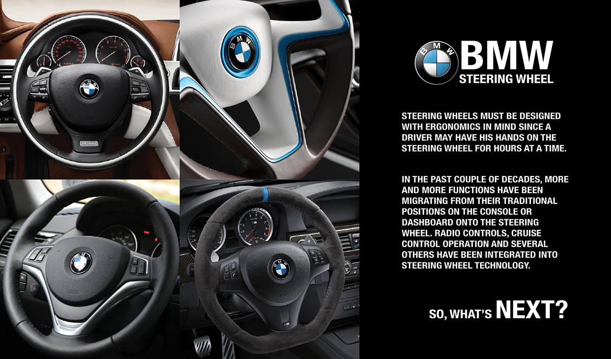 BMW I8 steering wheel transportation