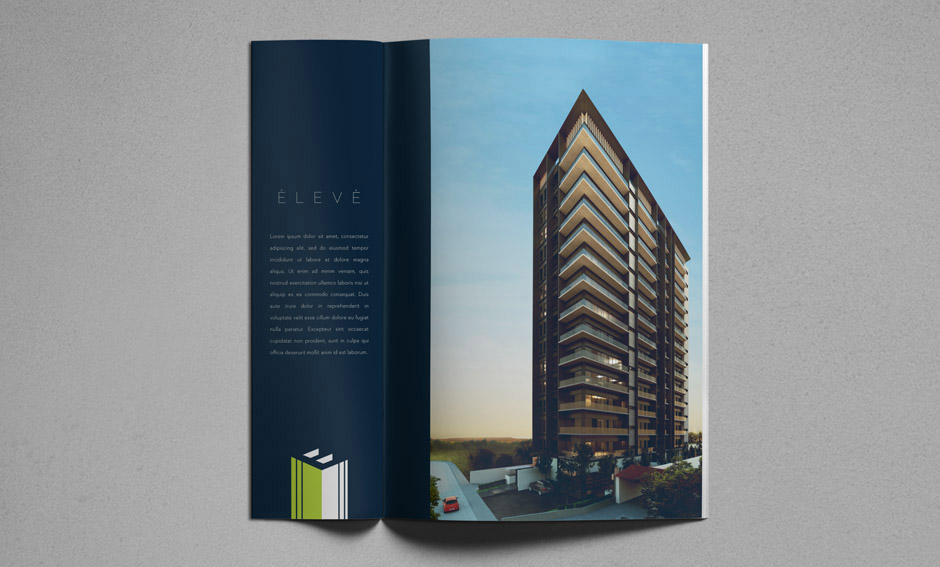 editorial brochure dossier ventas Departamentos building torre Elevado folleto arquitectura apartment