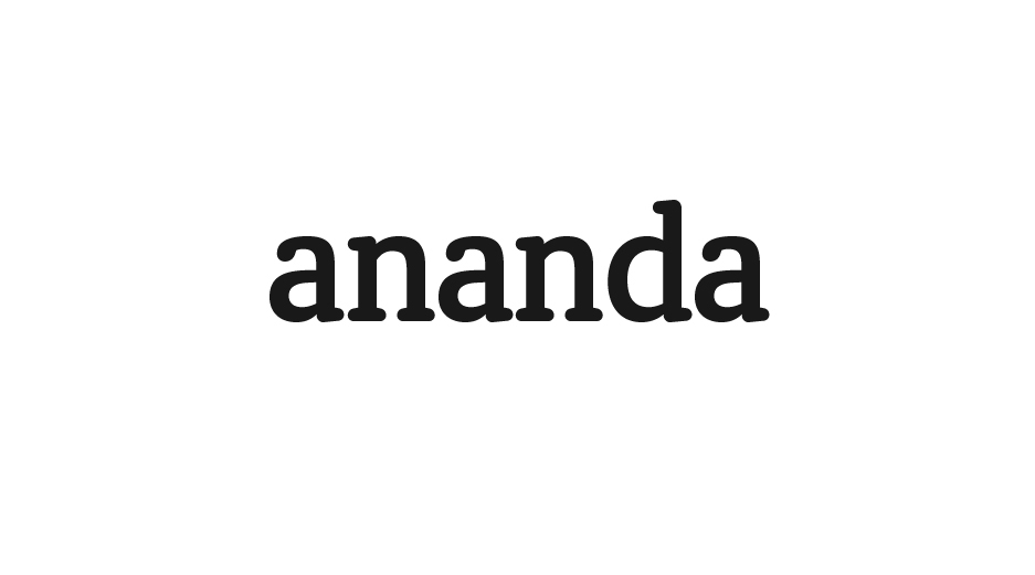 ananda brand letterhead business card logo Logotype stationary Swirls natal birth pregnant mock up