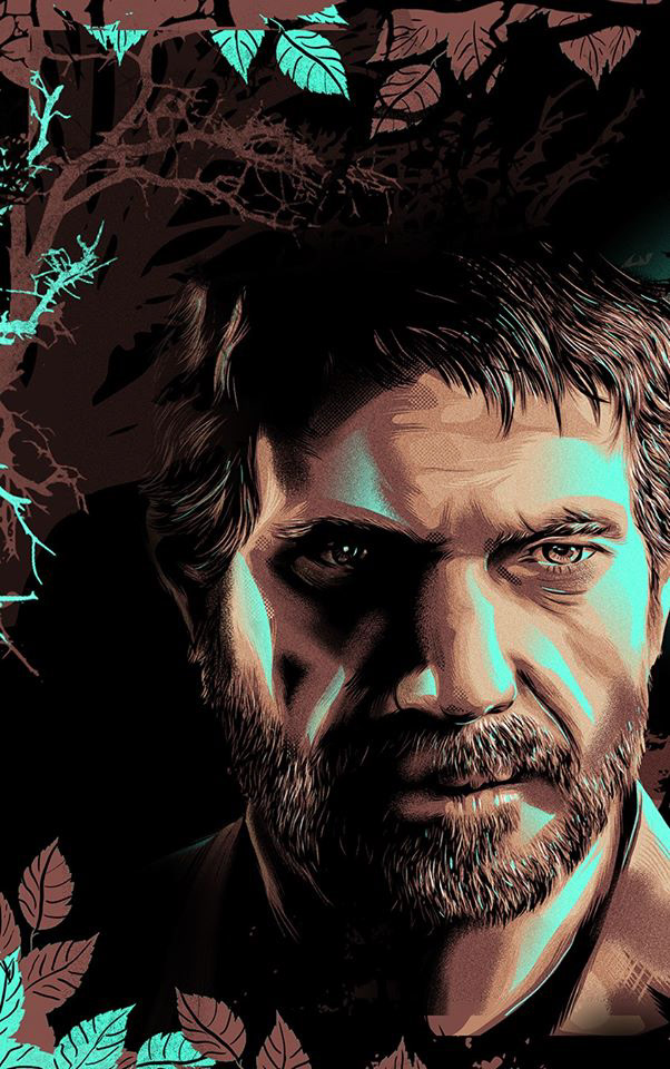 characters ILLUSTRATION  poster Thelastofus Video Games