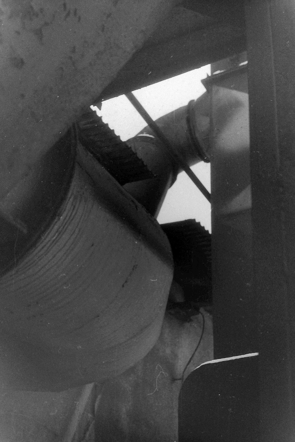 black and white b&w industry Ironworks analog photography