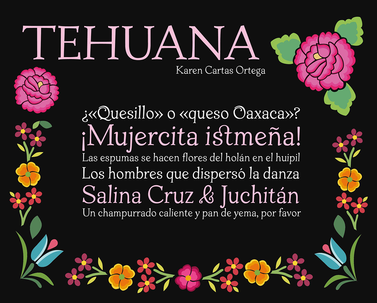 type type design typography   specimen oaxaca Mexican font Typeface
